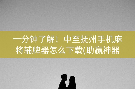 一分钟了解！中至抚州手机麻将辅牌器怎么下载(助赢神器)