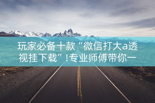 玩家必备十款“微信打大a透视挂下载”!专业师傅带你一起了解（详细教程）-知乎
