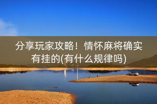 分享玩家攻略！情怀麻将确实有挂的(有什么规律吗)