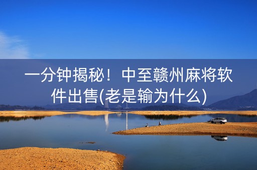 一分钟揭秘！中至赣州麻将软件出售(老是输为什么)