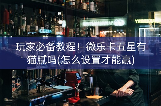 玩家必备教程！微乐卡五星有猫腻吗(怎么设置才能赢)