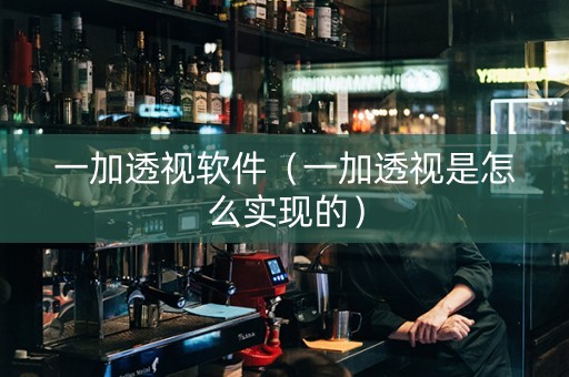 一加透视软件（一加透视是怎么实现的）