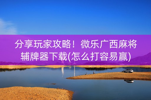 分享玩家攻略！微乐广西麻将辅牌器下载(怎么打容易赢)