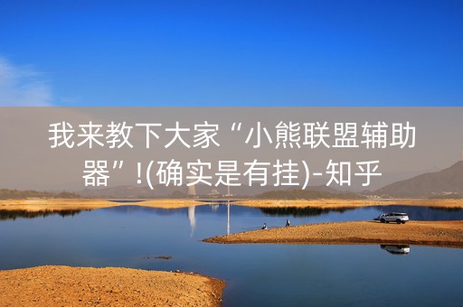 我来教下大家“小熊联盟辅助器”!(确实是有挂)-知乎