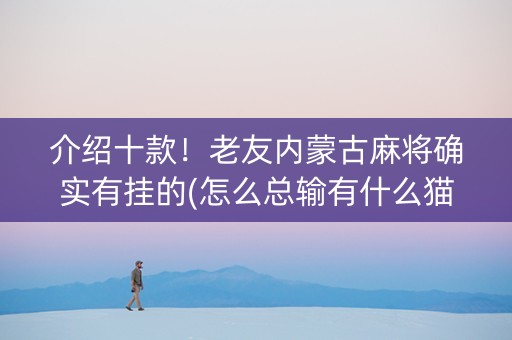 介绍十款！老友内蒙古麻将确实有挂的(怎么总输有什么猫腻)