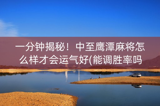 一分钟揭秘！中至鹰潭麻将怎么样才会运气好(能调胜率吗)