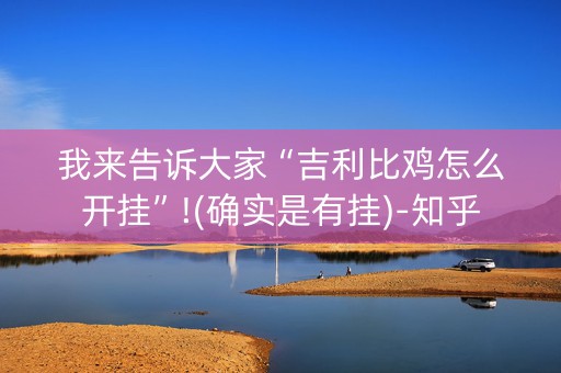 我来告诉大家“吉利比鸡怎么开挂”!(确实是有挂)-知乎