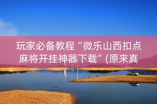玩家必备教程“微乐山西扣点麻将开挂神器下载”(原来真的有挂)-知乎