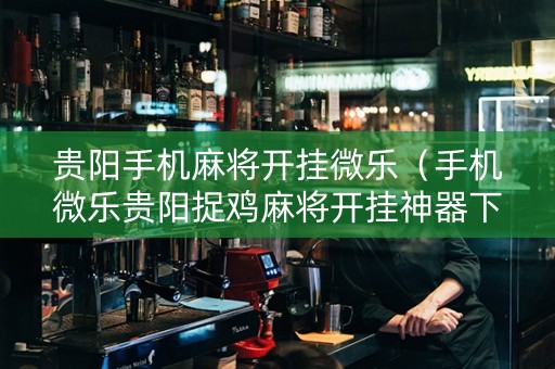 贵阳手机麻将开挂微乐（手机微乐贵阳捉鸡麻将开挂神器下载）