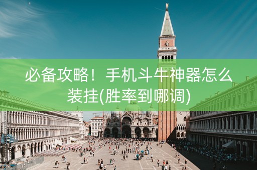 必备攻略！手机斗牛神器怎么装挂(胜率到哪调)