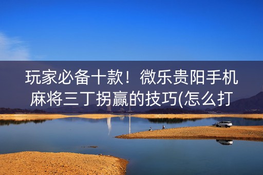 玩家必备十款！微乐贵阳手机麻将三丁拐赢的技巧(怎么打赢的几率大)
