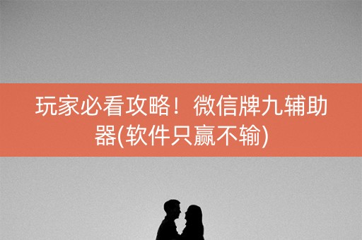 玩家必看攻略！微信牌九辅助器(软件只赢不输)